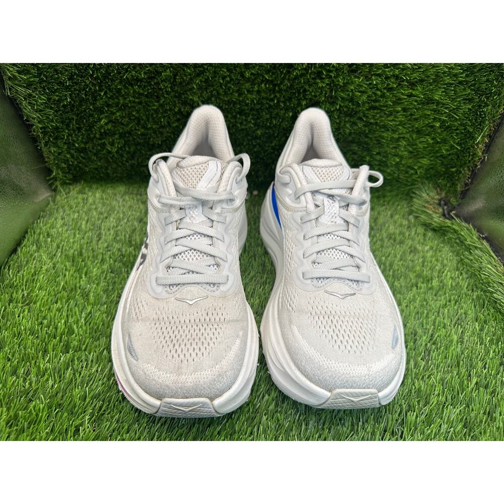 Hoka One One Bondi 9 1162012-CYWH Athletic Sneaker Women's 8.5B White Knit Gym - Picture 4 of 12